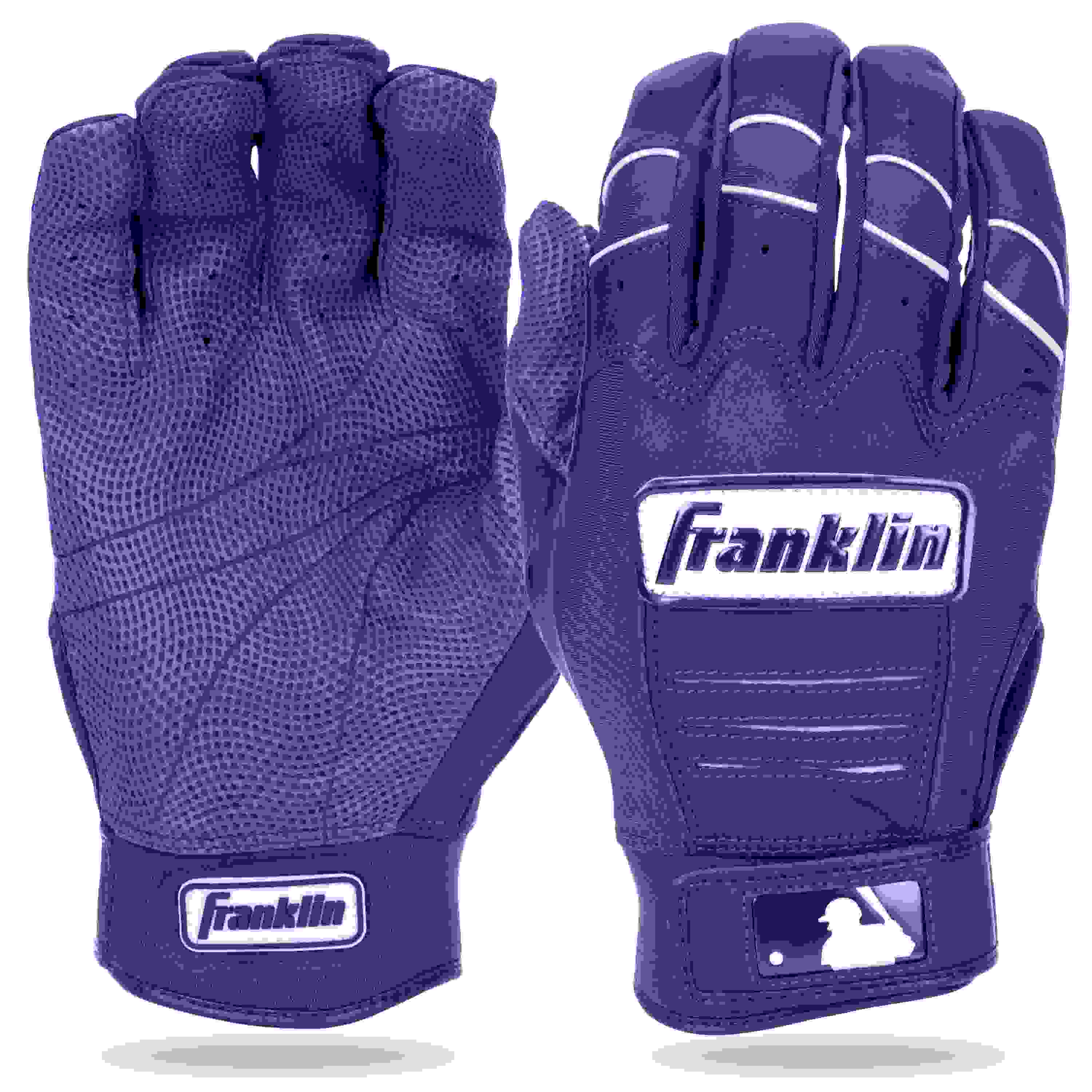 Franklin Sports CFX Pro Hi-Lite Youth Purple Batting Gloves